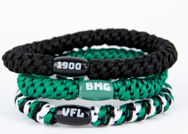 Borussia Mönchengladbach - Haargummis 3er Set